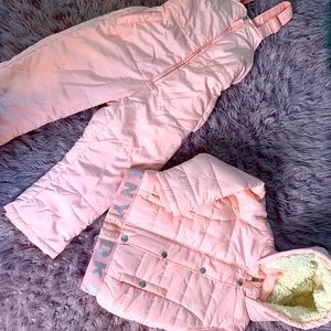 Donna Karen girls snow suit 4T NWT